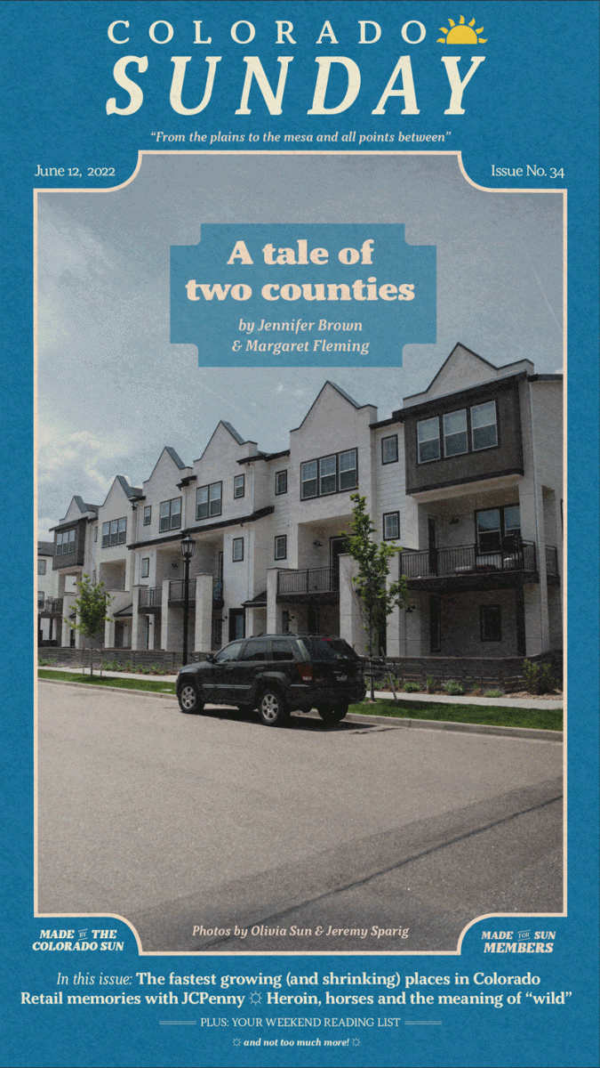 Colorado Sunday issue 34: “A tale of two counties”