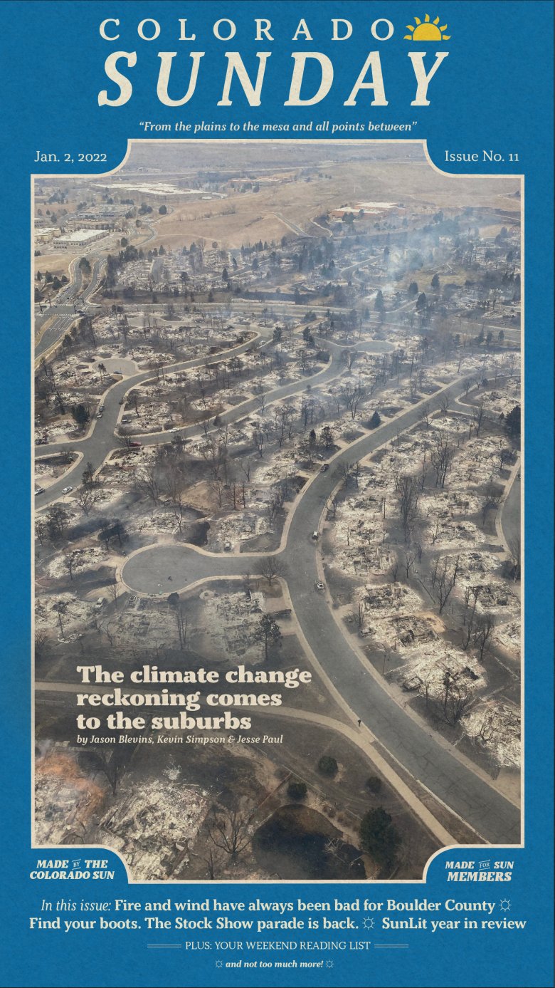 Colorado Sunday issue 11: “The climate change reckoning comes to the suburbs”