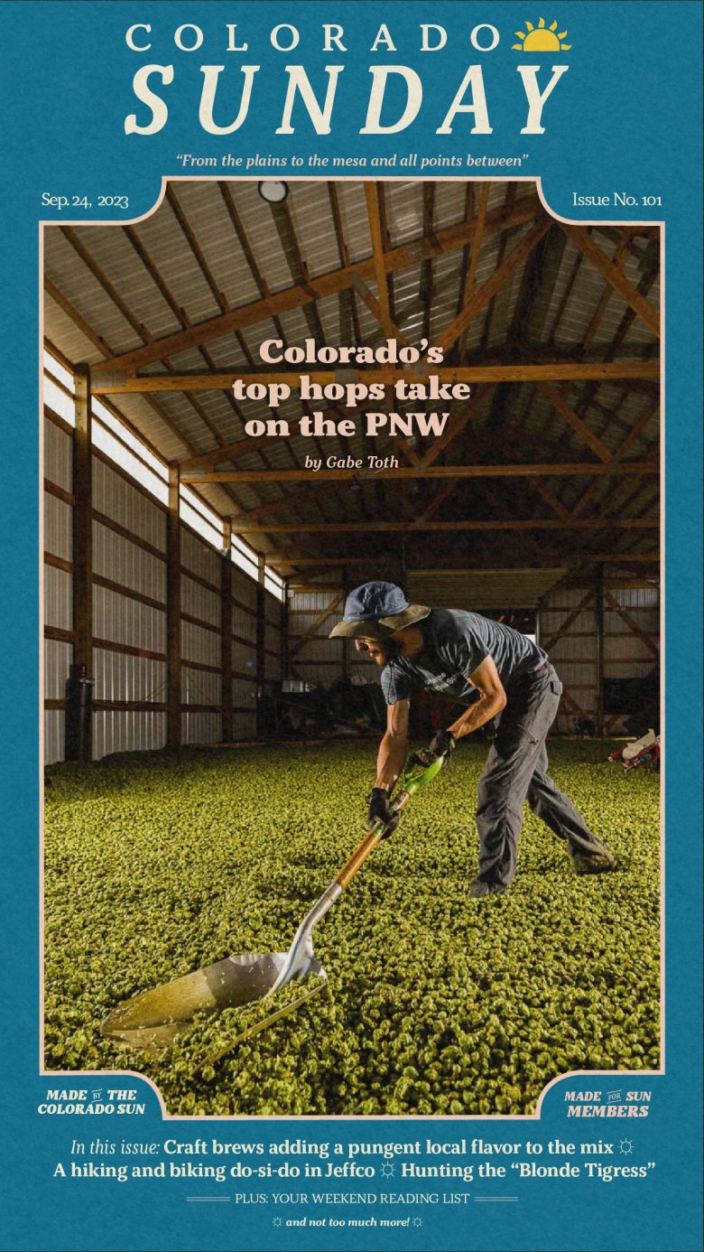 Colorado Sunday issue No. 101: "Colorado's top hops take on the PNW"