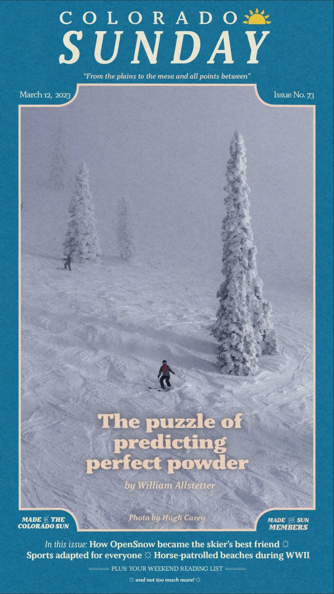 Colorado Sunday Issue 73: "The puzzle of predicting perfect powder"