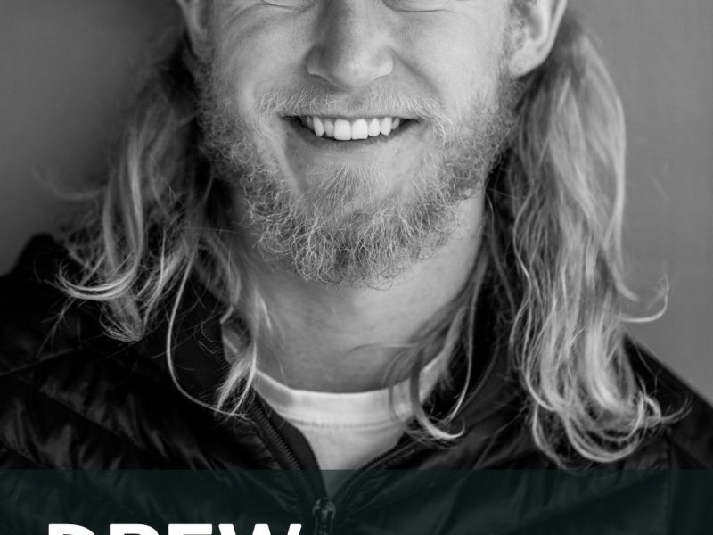 Headshot of Drew Petersen, pro skier.