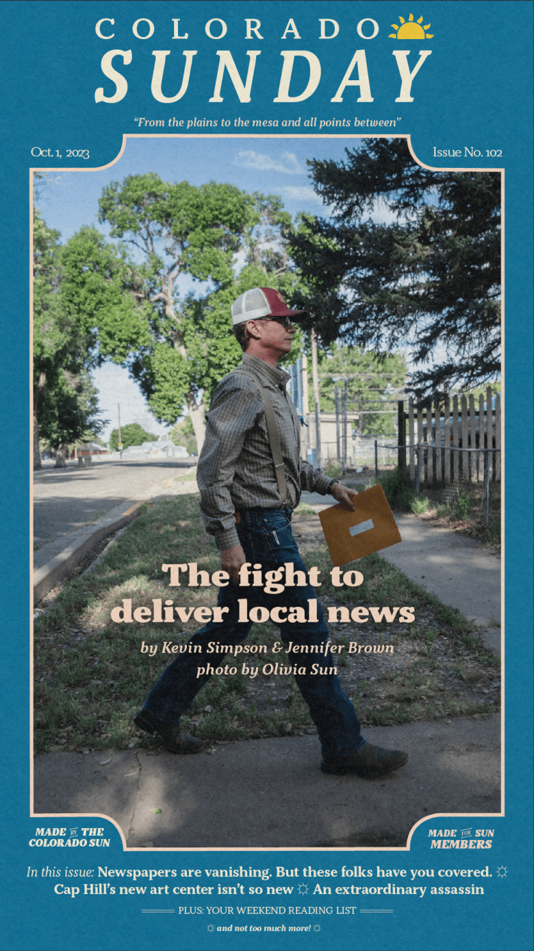 Colorado Sunday issue no. 102: "The fight to deliver local news"