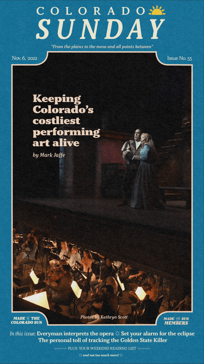 Colorado Sunday issue 55: “Keeping Colorado's costliest performing art alive”