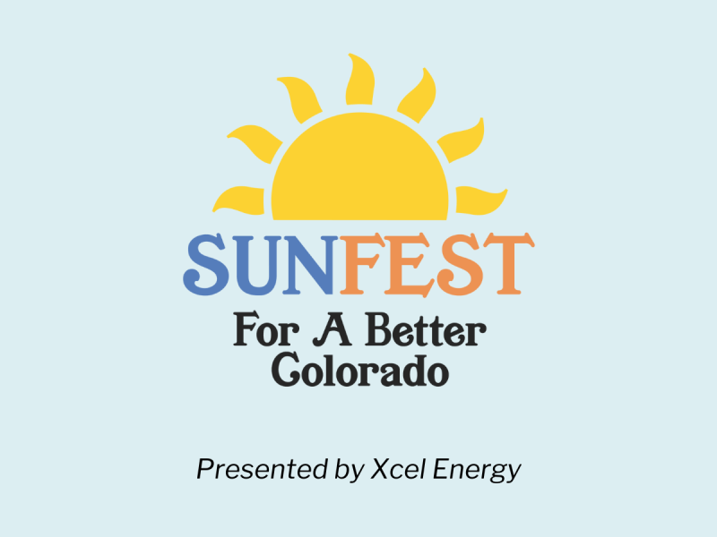 SunFest: For A Better Colorado, Presented by Xcel Energy logo